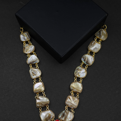 Radha Krishna Shine Necklace with Earning