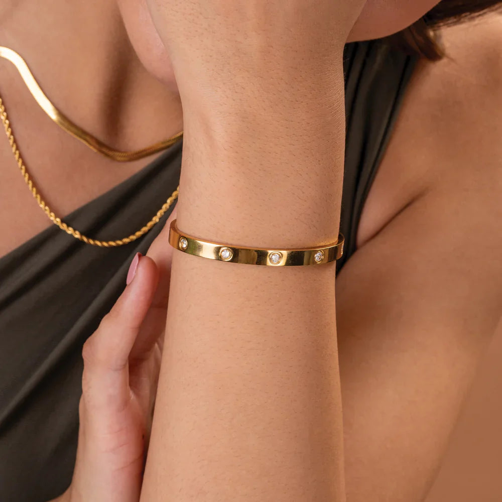 Stacked Gold Bracelet