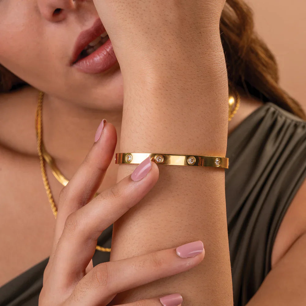 Stacked Gold Bracelet